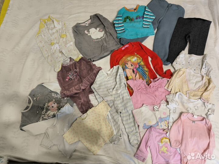 Пакет детских вещей от рождения до 104