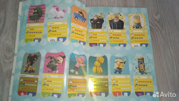 Альбом гадкий Я 3, с карточками миньоны