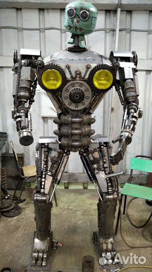Робот Виталик;робот;статуя;автосервис;сервис;шином