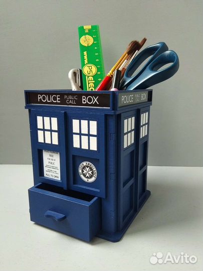 Тардис, английская телефонная будка, подставка