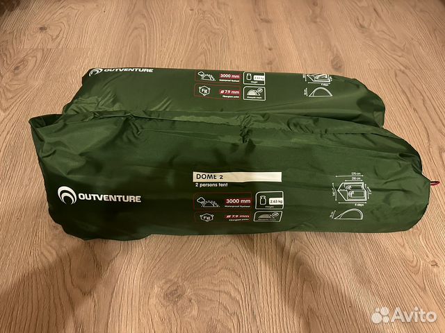 Палатка 2-местная Outventure Dome 2 купить в Москве | Хобби и отдых | Авито