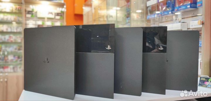 Игровые приставки бу ps4 slim /fat