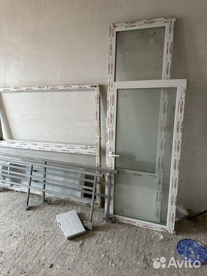 Окна пластиковые и алюминиевые б/у