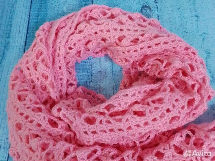 Теплый Красивый шарф из шерсти для девочки