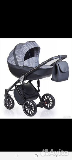 Коляска в полоску 3в1/2в1