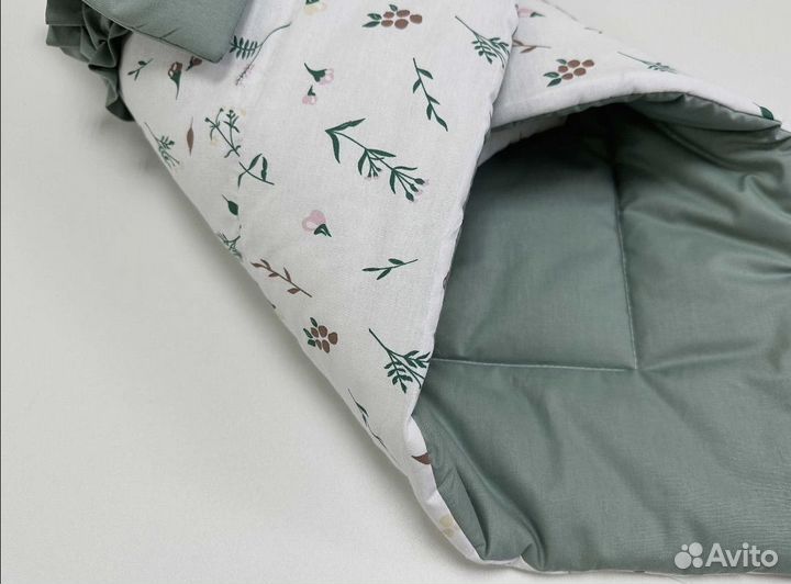 Летнее одеяло-конверт на выписку