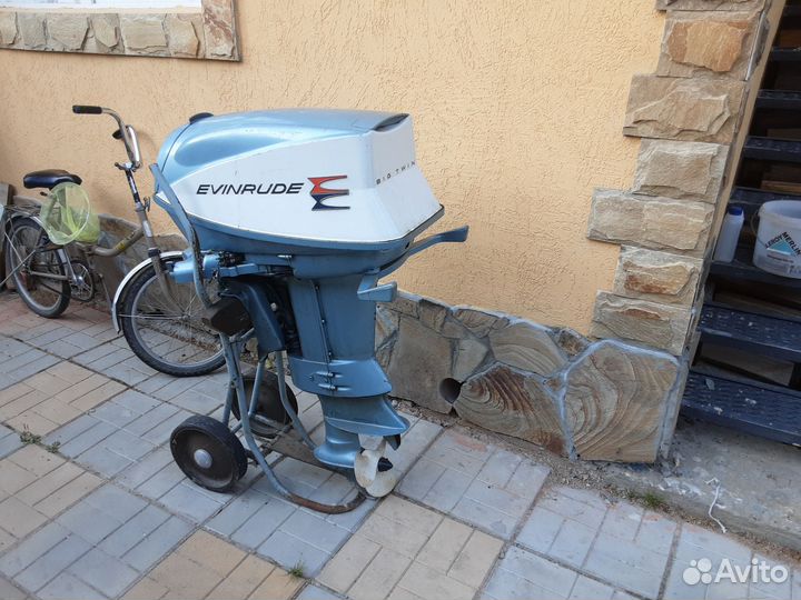 Лодочный мотор 1960 года evinrude big twin 40лс