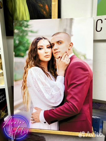 Портрет по фото на холсте на заказ Ярославль