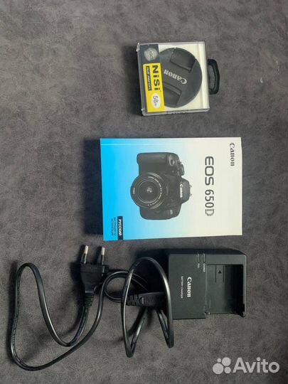 Зеркальный фотоаппарат canon 650d