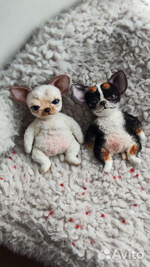 Тедди собака ручная работа