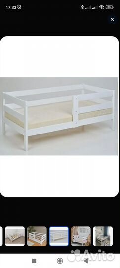 Детская кроватка с матрасом бу