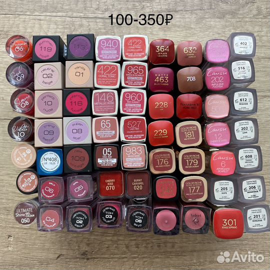 Помада loreal, maybelline