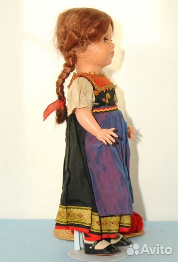 Редкая антикварная кукла Германия старинная 45 см