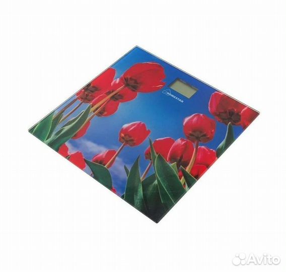 Весы напольные Homestar HS-6001 тюльпаны электронн