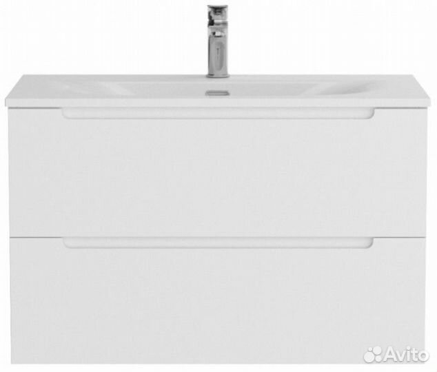 Тумба с раковиной и зеркалом BelBagno Etna 90-BB-8099-90 Bianco Opaco