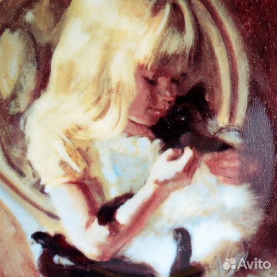 Тарелка Лучший Друг Ребёнка Котенок Кристи Золан82