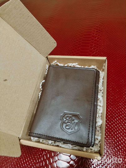 Обложка для документов натуральная