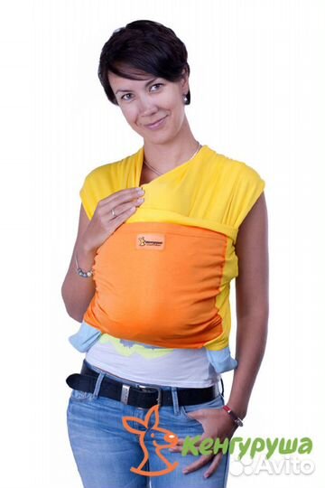 Новый слинг-шарф для новорождённых (трикотаж)