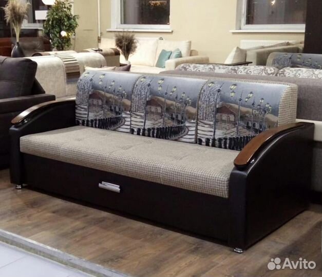 Прямой диван, диван кровать, Анири 190-3