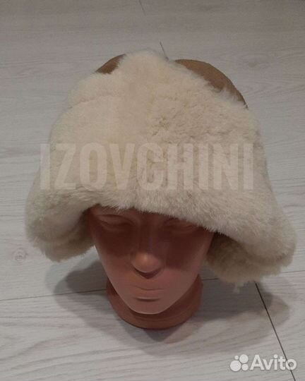 Шапка банная из овчины 