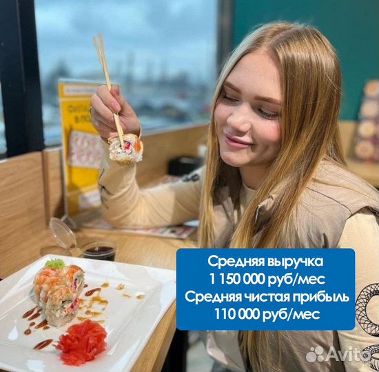 Суши-бар. Готовый бизнес. 11 лет работы
