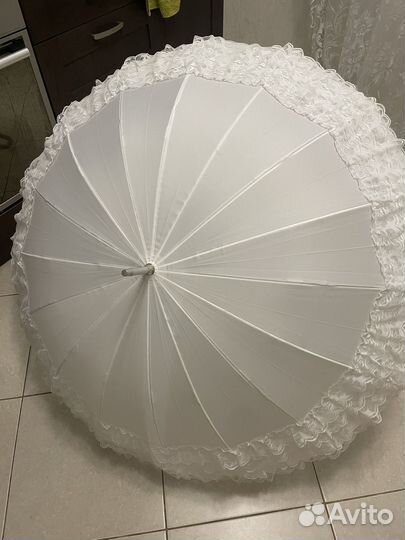 Зонт трость свадебный