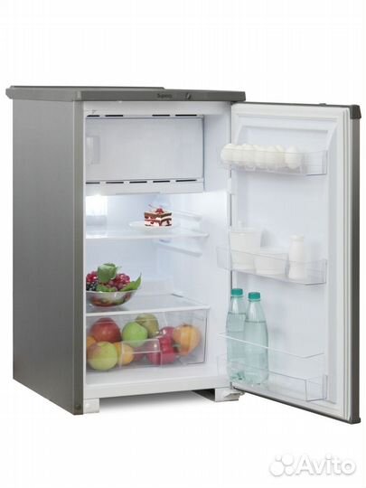 Холодильник бирюса М108 Серебристый Металлик