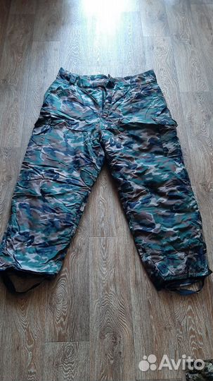 Камуфляжные штаны зимние