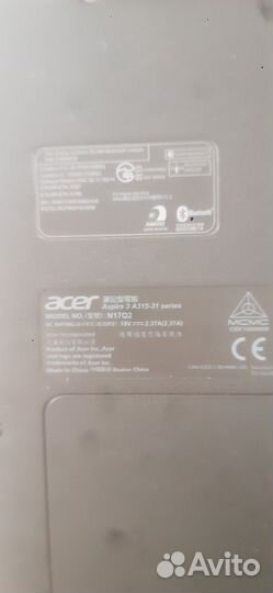 Ноутбук acer