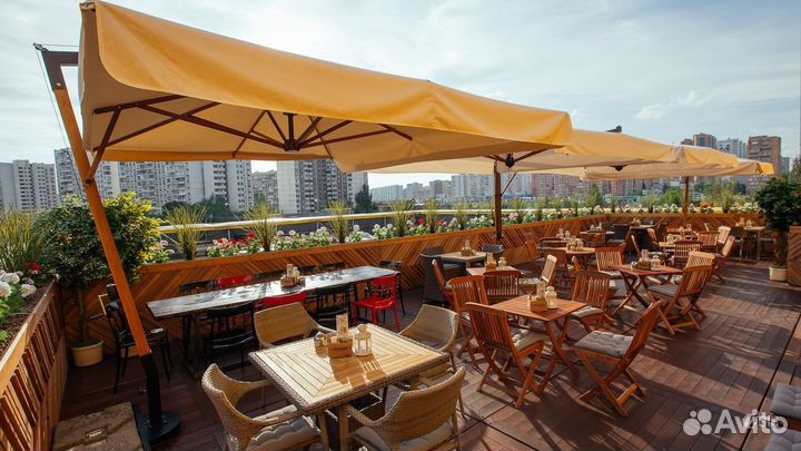 Зонт уличный ветроустойчивый