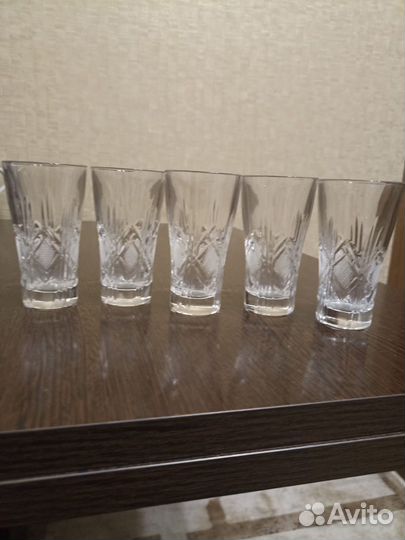 Хрустальные рюмки СССР