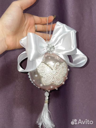 Шар елочный(пара) 10 см