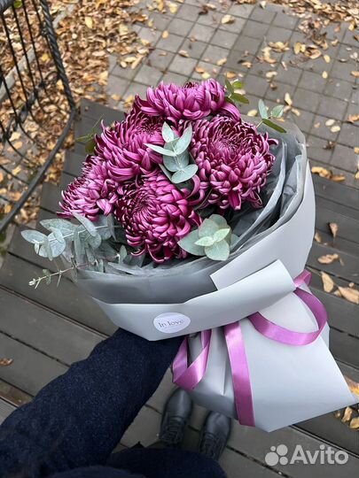 Букет хризантем Цветы Доставка