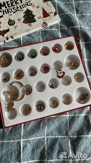 Адвент календарь с бижутерией