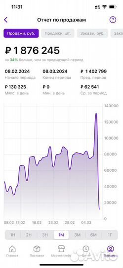 Инвестиции в интернетмагазин.Прибыль1200000рублей