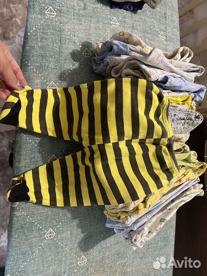 2 пакета вещей 0-3мес