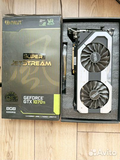 Видеокарта palit Geforce GTX 1070TI 8GB