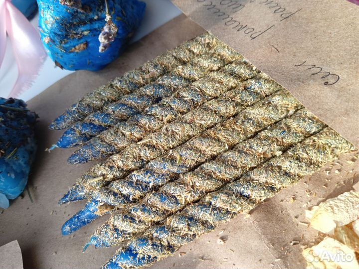 Скрутки,свечи с травами, очищение, деньги, любовь