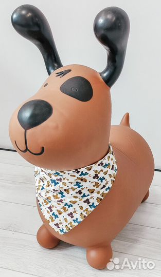 Прыгун игрушка-тренажёр lako Коричневый пёс Джек