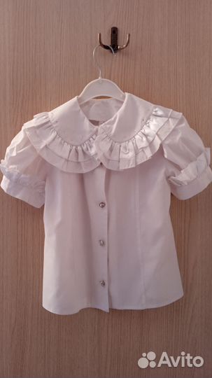 Школьная блузка 128