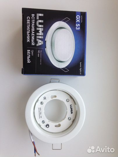 Светильник потолочный светодиодный встраиваемый