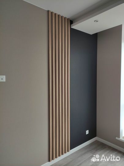 Монтаж декоративных реек