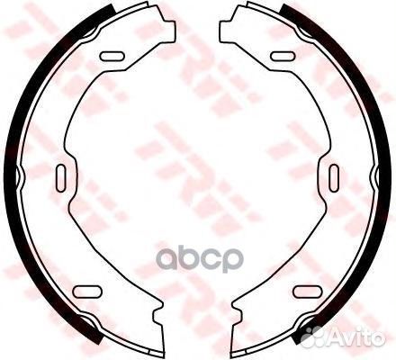 Колодки барабанные GS8482 MB S-class (W220) (У)