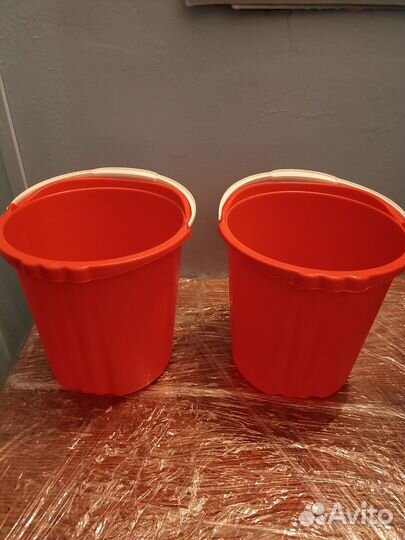 Вёдра новые, объем 2 и 3 литра