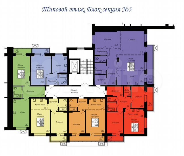 1-к. квартира, 40,3 м², 8/10 эт.