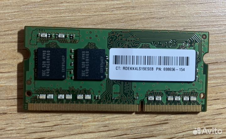 Оперативная память ddr3 для ноутбука 4gb
