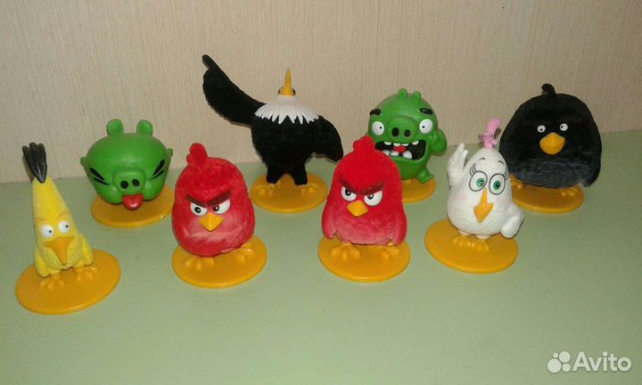 Angry Birds игрушки из Макдональдса