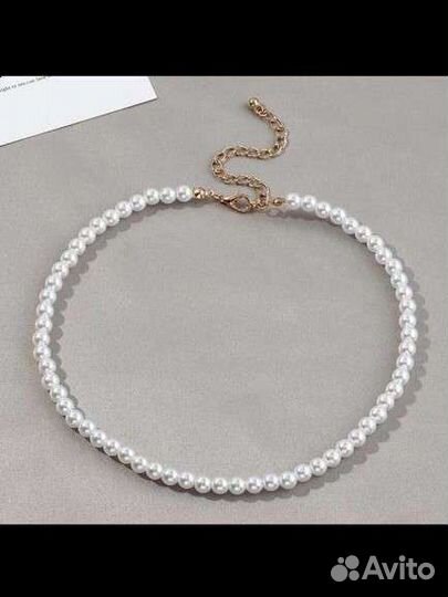 Колье чокер бусы