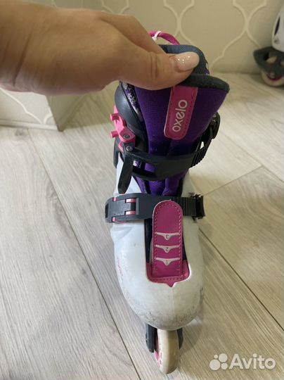 Роликовые коньки детские раздвижные 30-32