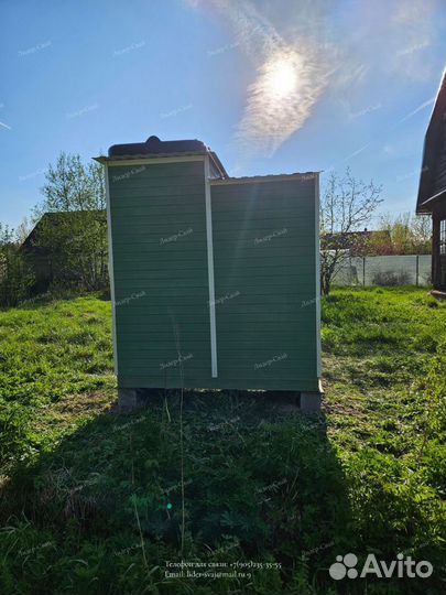 Летний душ с хозблоком